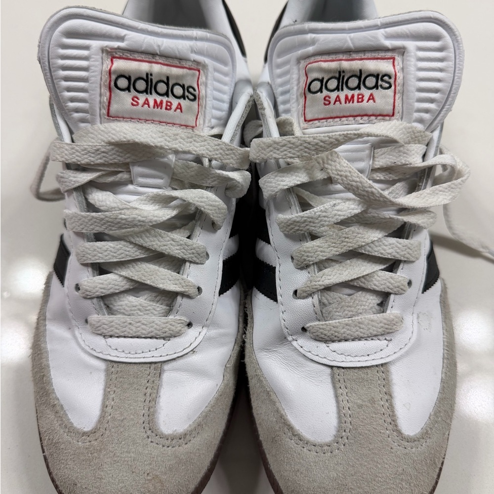Adidas Samba Unisex White, Black & Gray Athletic Sneakers